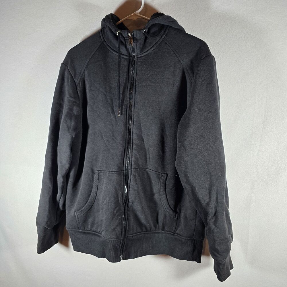 Mens George Coat, Size Large, Black, Soft Cotton, Jacket, Winter, (G35) - Picture 2 of 14